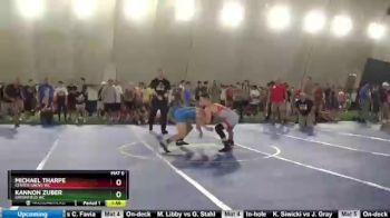 129 lbs Champ. Round 1 - Kannon Zuber, Greenfield WC vs Michael Tharpe, Center Grove WC