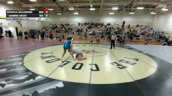 155 lbs Semifinal - Makayla Valladares, Mckinney North vs Jasmine Arceo, Plano West