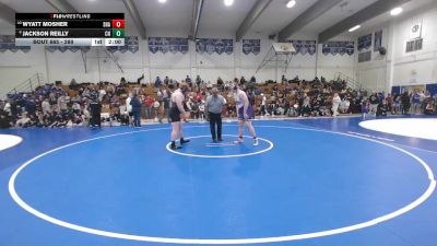 289 lbs Champ. Round 2 - Wyatt Mosher, Shasta vs Jackson Reilly, Clovis North