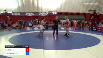 75 kg Quarterfinal - Tyson Martin, LaCrosse Area Wrestlers vs Terrell McFarland, Team Pennsylvania