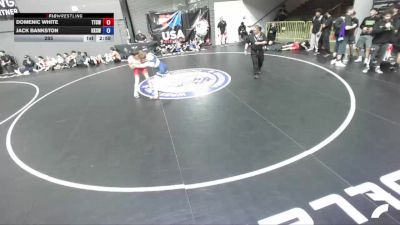 100 lbs Domenic White, TCWA - Tri-Counties Wrestling Association vs Jack Bankston, KCWA - Kern County Wrestling Association