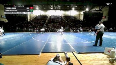 Boys 120 M2 1st Place Match - Kacen Jones, Corner Canyon - Boys vs Ben Belliston, Timpanogos - Boys
