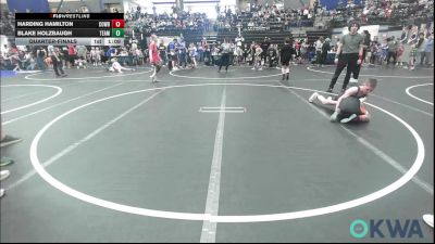100 lbs Quarterfinal - Harding Hamilton, Cowboy Wrestling Club vs Blake Holzbaugh, Team Guthrie Wrestling