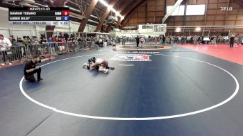 121B lbs Rr Rnd 1 - Damian Tebano, Hammer Wrestling Club vs James Bilby, Rose Hill High/sc Punishers
