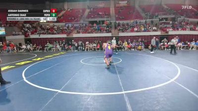 285 lbs Round 4 - 3rd Wb (16 Team) - Antonio Diaz, Comal Pieper vs Josiah Darnes, Amarillo Caprock