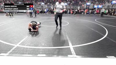 115.6-125.6 lbs Round Of 16 - Danica Griffin, Northwest Jr. Lions Wrestling vs Brynnley Lerch, Wichita Wrestling Club