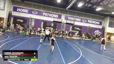 75 lbs 5th Place Match - Gabriel Richardson, Champions Wrestling Club vs Jack Traister, Wasatch Wrestling Club