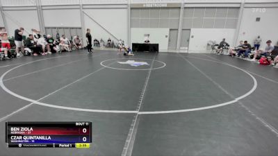 120 lbs Round 3 (8 Team) - Ben Ziola, Nebraska vs Czar Quintanilla, Washington