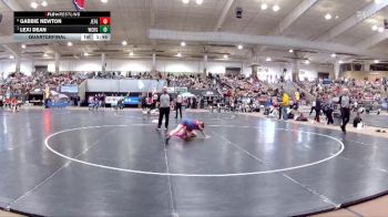 Girls 132 lbs Quarterfinal - Lexi Dean, West Creek High School vs Gabbie Newton, Jefferson Co. High School