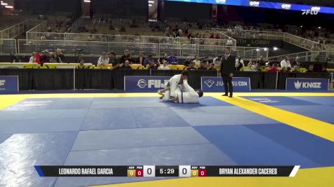 Bryan Alexander Caceres vs Leonardo Rafael Garcia 2025 Pan Jiu Jitsu IBJJF Championship