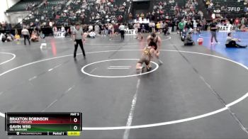 138 lbs Cons. Semi - Braxton Robinson, Kearney Matcats vs Gavin Wiig, SBL Warriors