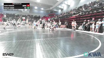 58 lbs Consi Of 8 #2 - Dash Hudson, Skiatook Youth Wrestling vs Huxley Hiner, Pawnee Wrestling Club
