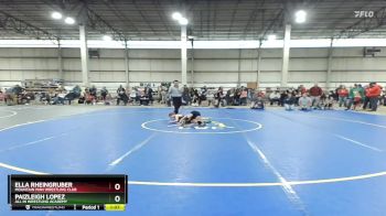 55-59 B Round 1 - PaizLeigh Lopez, All In Wrestling Academy vs Ella Rheingruber, Mountain Man Wrestling Club