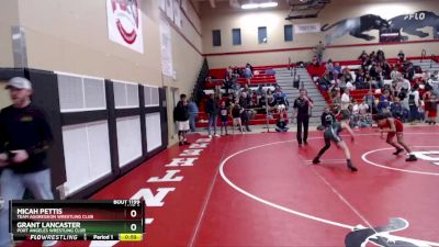 84 lbs Round 4 - Grant Lancaster, Port Angeles Wrestling Club vs Micah Pettis, Team Aggression Wrestling Club