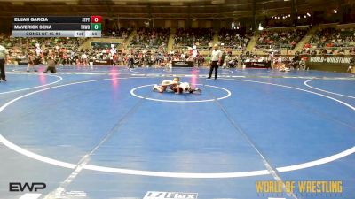 61 lbs Consi Of 16 #2 - Elijah Garcia, Standfast vs Maverick Sena, Top Notch Wrestling Club