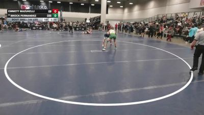 144 lbs Champ. Rd Of 128 - Brock Fernandez, Saint Xavier High School Wrestling vs Emmett Mazukelli, Izzy Style Wrestling