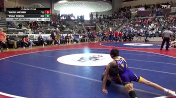 6A 106 lbs Quarterfinal - David Jacinto, Fayetteville High School vs Evan Young, Catholic High School For Boys