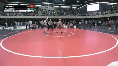 120 lbs Semifinal - Liam Vance, Pottstown vs Rylan Reitz, Tamaqua