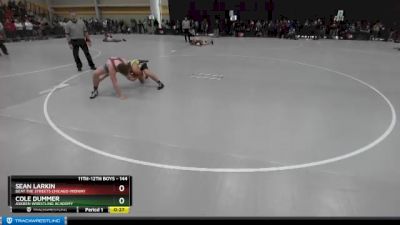 144 lbs Cons. Round 7 - Cole Dummer, Askren Wrestling Academy vs Sean Larkin, Beat The Streets Chicago-Midway