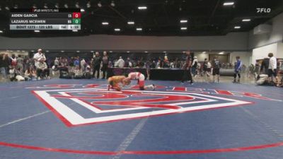 120 lbs 3rd Place - Aiden Garcia, CA vs Lazarus McEwen, WA
