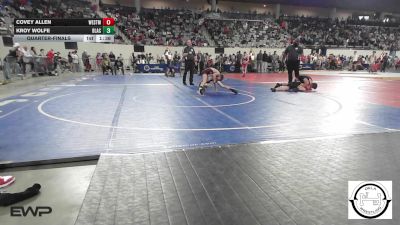 80 lbs Quarterfinal - Covey Allen, Westmoore Wresting vs Kroy Wolfe, Blackwell