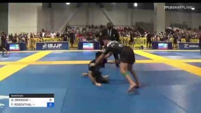 DAMION ORANDAY vs FRANK ROSENTHAL 2021 American National IBJJF Jiu-Jitsu Championship