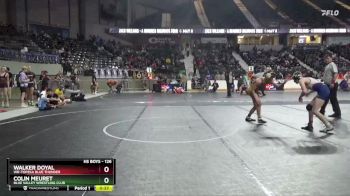 126 lbs Cons. Round 3 - Colin Meuret, Blue Valley Wrestling Club vs Walker Doyal, WR-Topeka Blue Thunder
