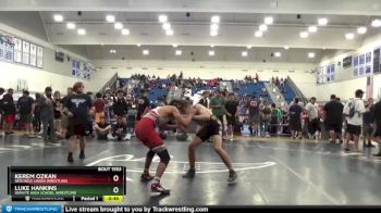 160 lbs Cons. Round 5 - Kerem Ozkan, Redondo Union Wrestling vs Luke Hankins, Servite High School Wrestling