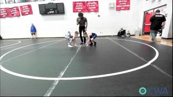 70 lbs Quarterfinal - Mason Nolan, Blue Devil Wrestling vs Bentley Hans, Lions Wrestling Academy