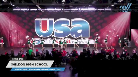 Sheldon High School - Varsity Song/Pom Intermediate -- Large (12-23) [2023 Varsity Song/Pom Intermediate -- Large (12-23) Day 2] 2023 USA Spirit & Junior Nationals/Collegiate Championships