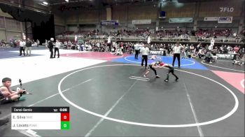 55 lbs Consolation - Ezekiel Silva, Takedown Elite vs Jaxson Lovato, Pomona Elite WC