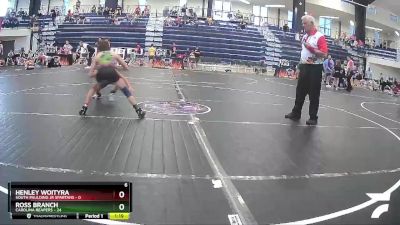 65 lbs Round 2 (3 Team) - Ross Branch, Carolina Reapers vs Henley Woityra, South Paulding Jr Spartans