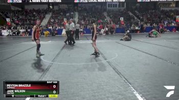 92 lbs Round 1 - Jade Wilson, Abilene vs Peyton Brazzle, Wamego