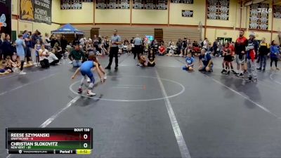 56 lbs Cons. Round 3 - Reese Szymanski, Unattached vs Christian Slokovitz, New Kent