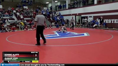 138 lbs 3rd Place Match - Dominic Aljets, Pocahontas Area vs Gunnar Vohs, Woodbury Central