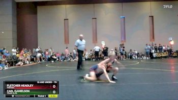 70 lbs Champ. Round 1 - Fletcher Headley, Phenom vs Cael Danielson, Texas Elite