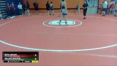 170 lbs Quarterfinal - Seth Lindsay, Ground Zero Wrestling vs William Waldon, Blackman Freestyle And Greco