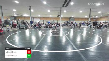 52 lbs Quarterfinal - Logan Randall, Bolivar vs Carter Pollock, Baldwinsville