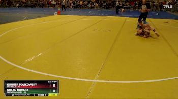 100 lbs Champ. Round 1 - Gunner Polikowsky, Chatfield vs Nolan Ourada, Redwood Valley