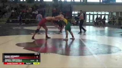 197 lbs Prelim - Deren Cercioglu, New Jersey City University vs Noah Kennedy, Oneonta State