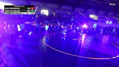 126-138 lbs Round 3 - Cindy Lou Nielson, Green Canyon Wrestling Club vs Kaila Barrington, Bruin Wrestling Club