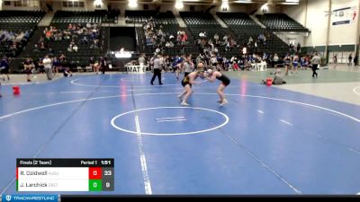 170 lbs Finals (2 Team) - Roman Coldwell, Augusta vs Jeb Larchick, Gretna