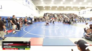 120 lbs Cons. Round 1 - Naveen Baby, Etiwanda vs Gavin Leal, Bear Wrestling Academy