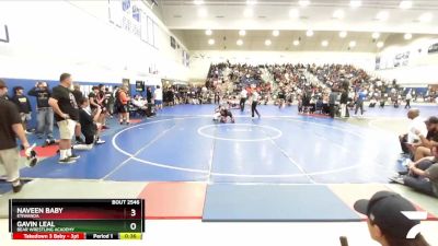 120 lbs Cons. Round 1 - Naveen Baby, Etiwanda vs Gavin Leal, Bear Wrestling Academy