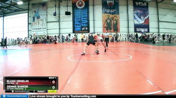 140 lbs Rd# 1 9:00am Friday - Elijah Ornelas, Cali Red vs Dennis Barker, VA Team Predator