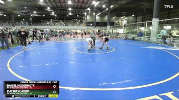 100 lbs Semifinal - Daniel McDermott, NC Wrestling Factory vs Matthew Akins, NC Wrestling Factory