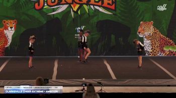 Clarksville Cheer Extreme - Ambition [2025 L1 Tiny - Novice - Restrictions - D2] 2025 ASC King of the Jungle Nashville Showdown