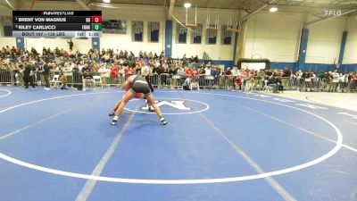 138 lbs Quarterfinal - Brent Von Magnus, Bridgewater-Raynham vs Riley Carlucci, Franklin