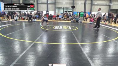 150 lbs Quarterfinal - Layne Fleming, Shippensburg vs Connor Shannon, Scottdale
