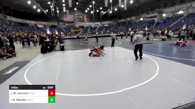 115 lbs Consi Of 16 #1 - Mathias Harmon, Rocky Ford vs Rian Reeder, Montrose Elite